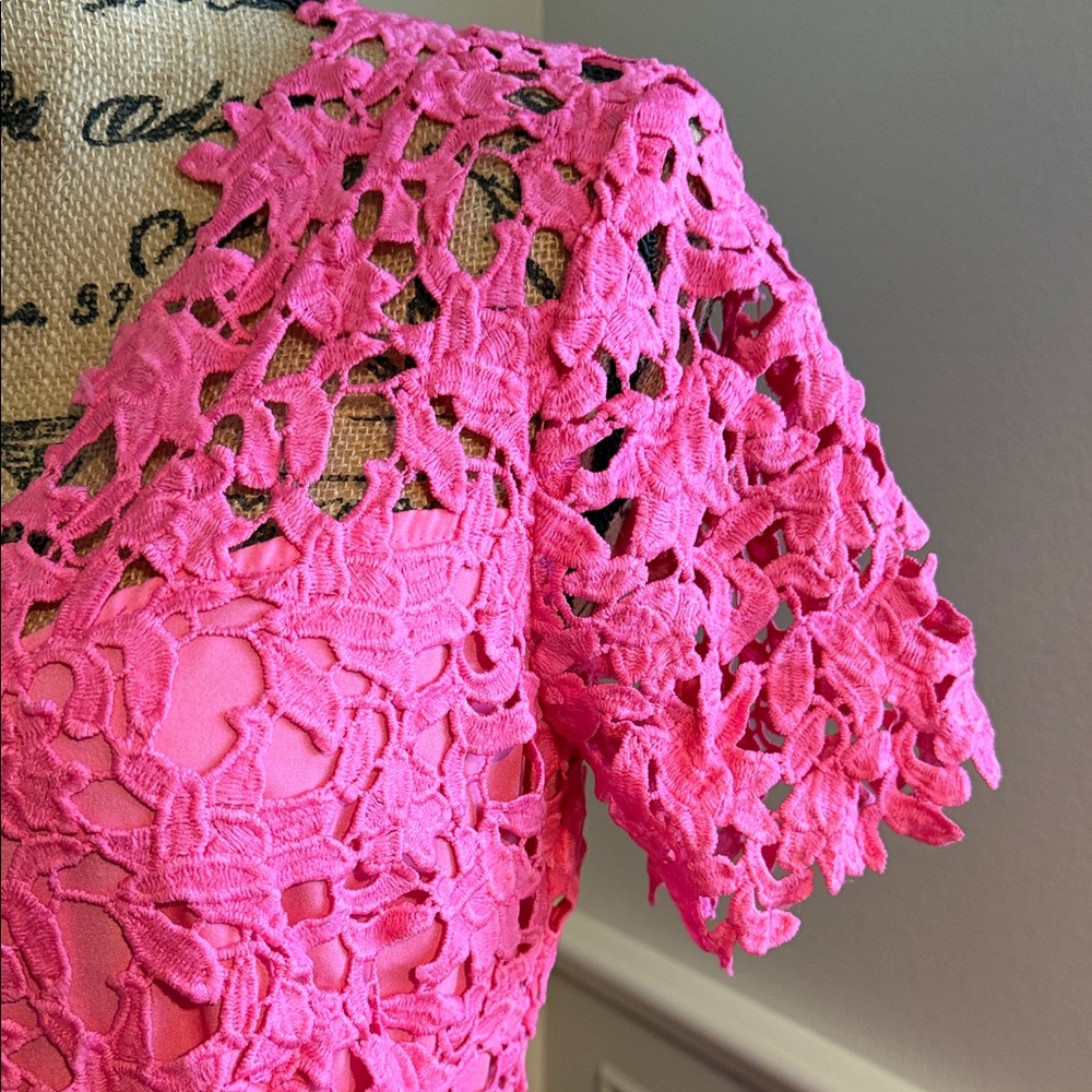 Endless Rose Fuchsia Lace Maxi Dress - Picture 5 of 9